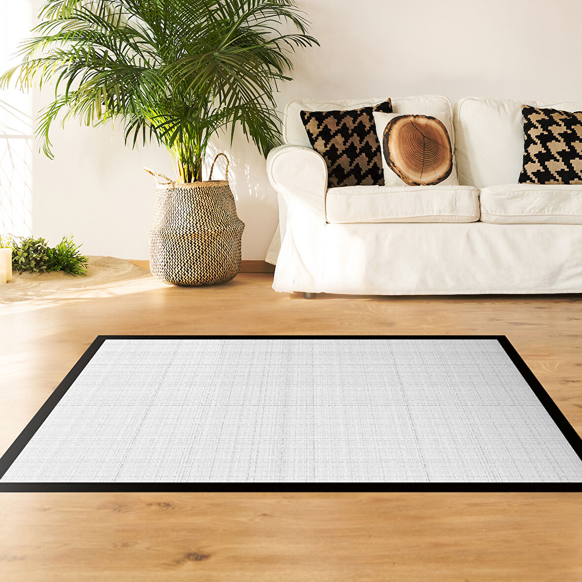Alanur Home Kaymaz Taban Djt Banyo Mutfak Salon Halı  Trend Dokuma Desen E5007