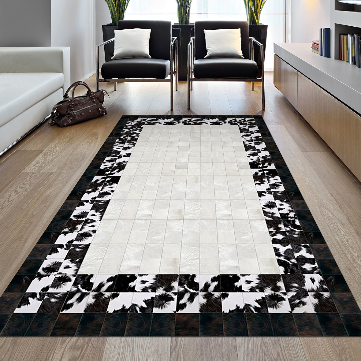 Dekoreko Kaymaz Taban Djt Salon Halısı Trend Modern 1495