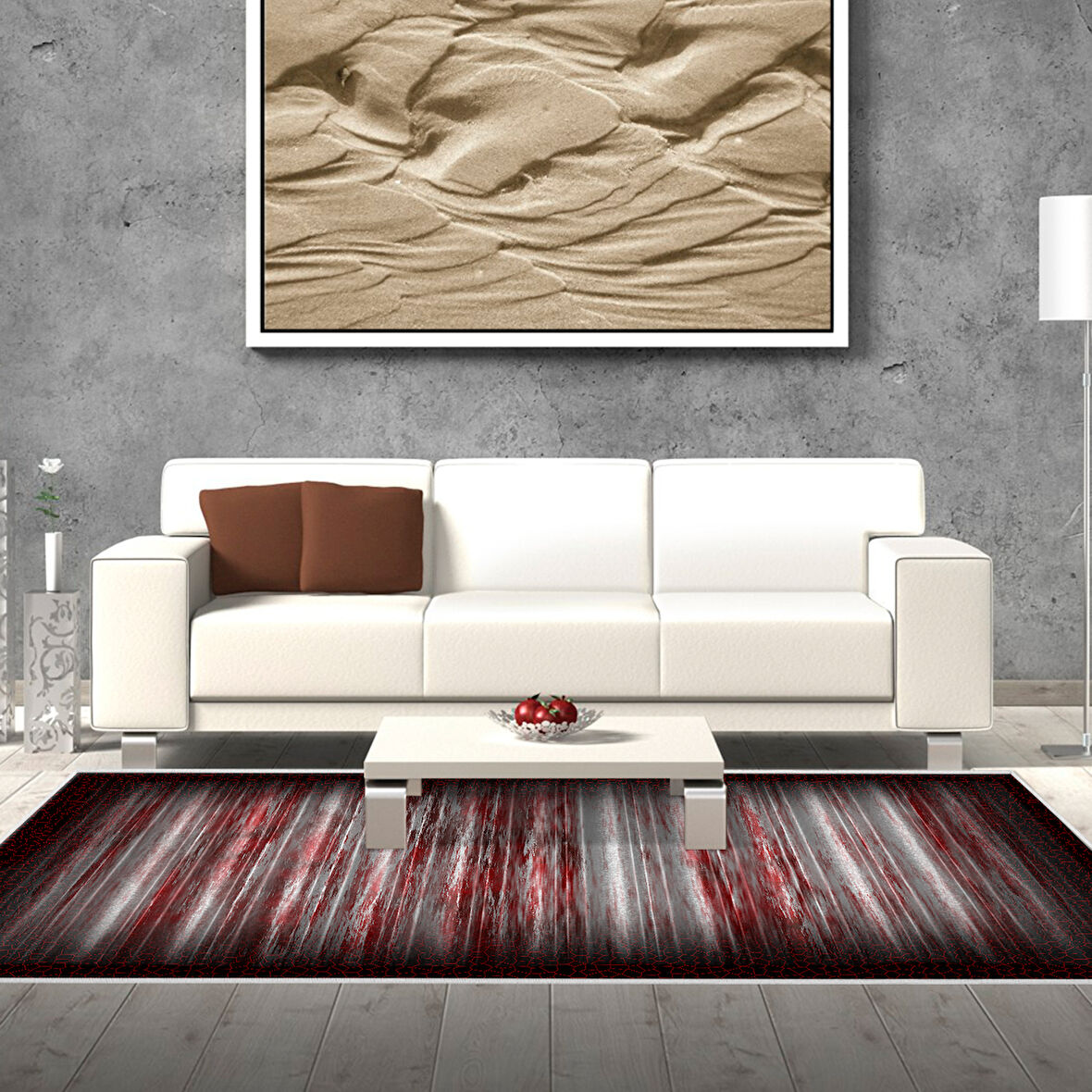 Dekoreko Kaymaz Taban Djt Salon Halısı Trend Modern 1693