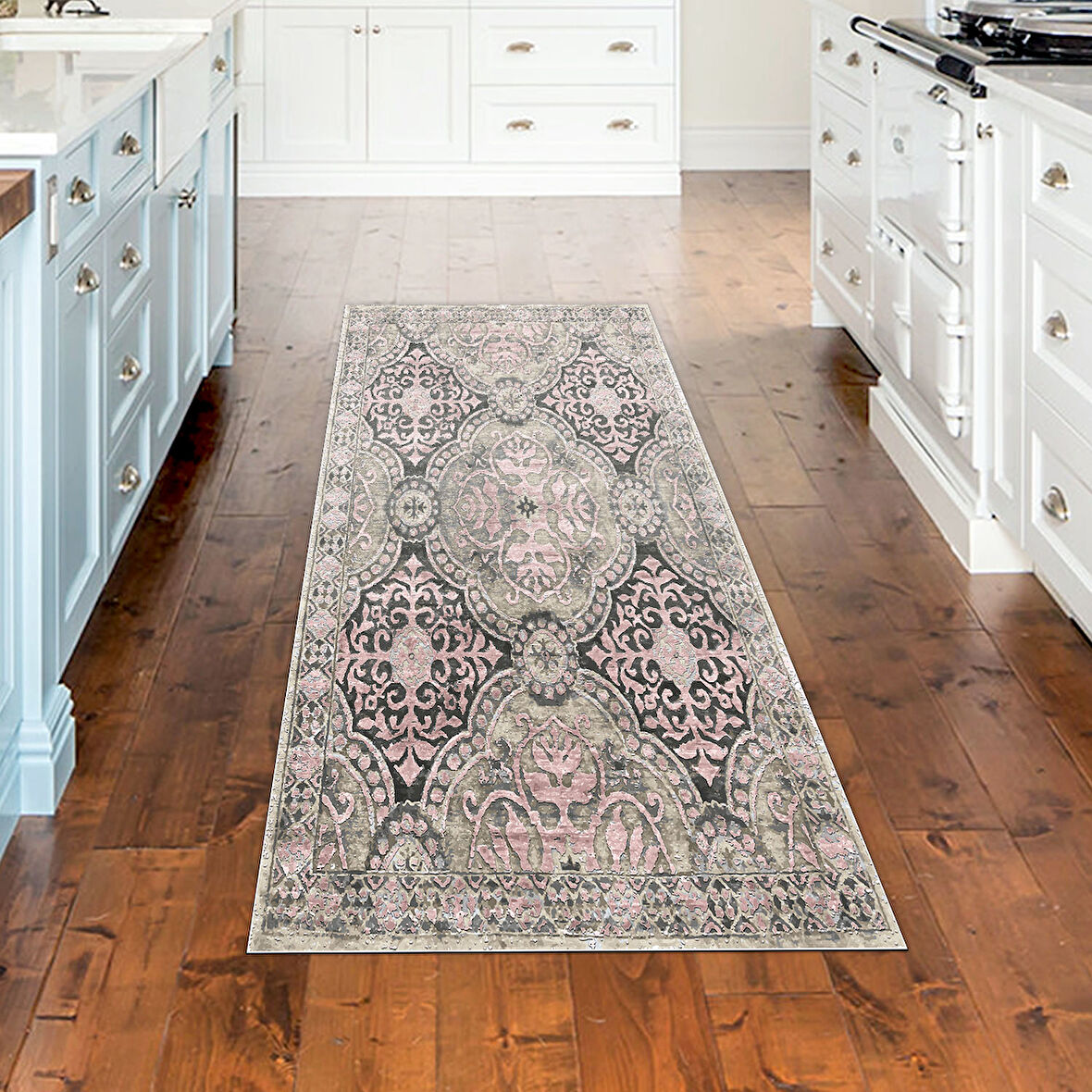 Dekoreko Kaymaz Taban Djt Mutfak Halısı Star Pamuk Modern 659M