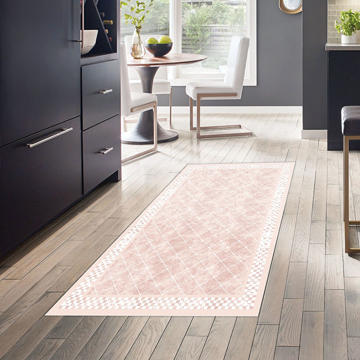 Dekoreko Kaymaz Taban Djt Mutfak Halısı Star Pamuk Modern 603M