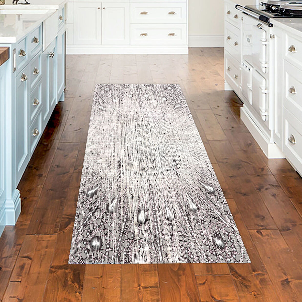 Dekoreko Kaymaz Taban Djt Mutfak Halısı Star Pamuk Modern 743