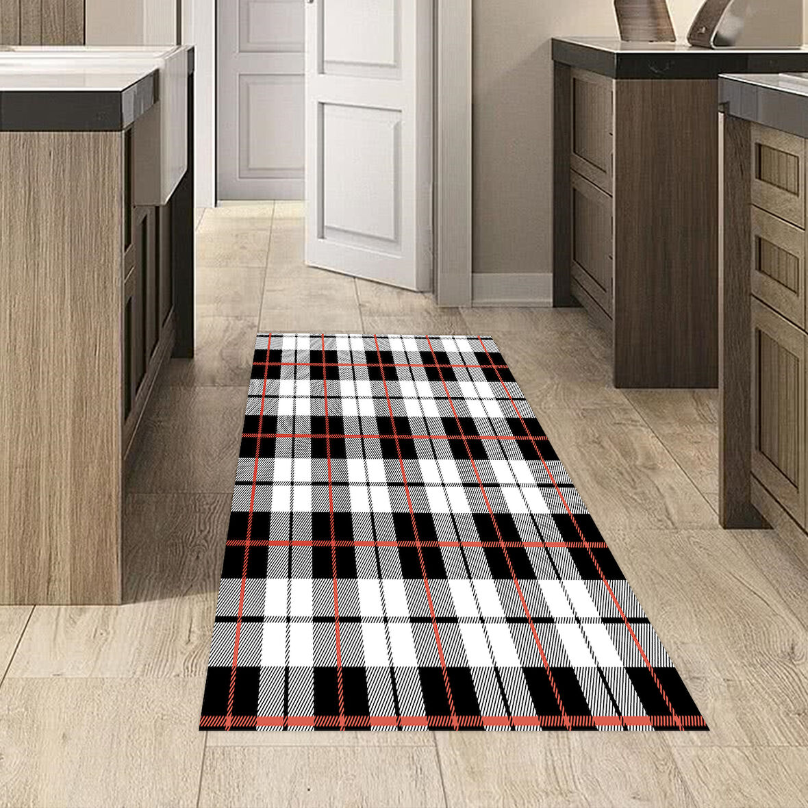 Dekoreko Kaymaz Taban Djt Mutfak Halısı Trend Modern 750