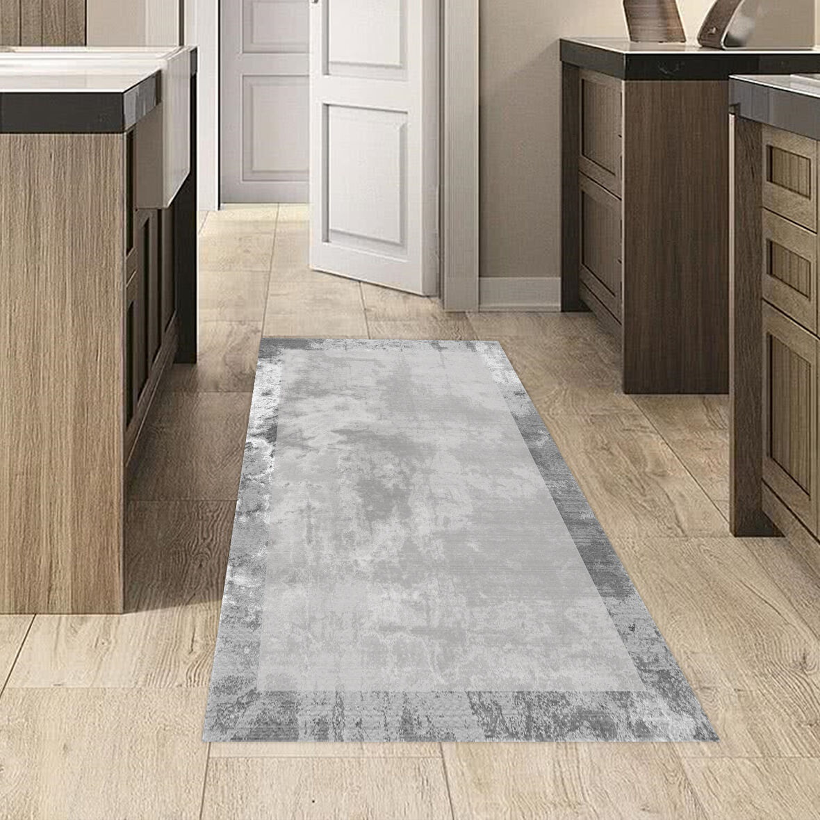 Dekoreko Kaymaz Taban Djt Mutfak Halısı Star Pamuk Modern 1921