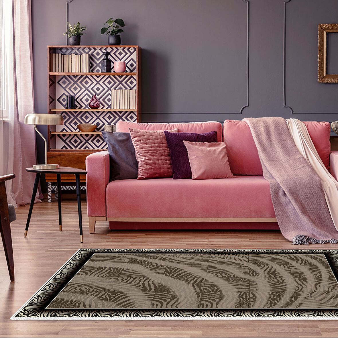 Dekoreko Kaymaz Taban Djt Salon Halısı Trend Modern 1912