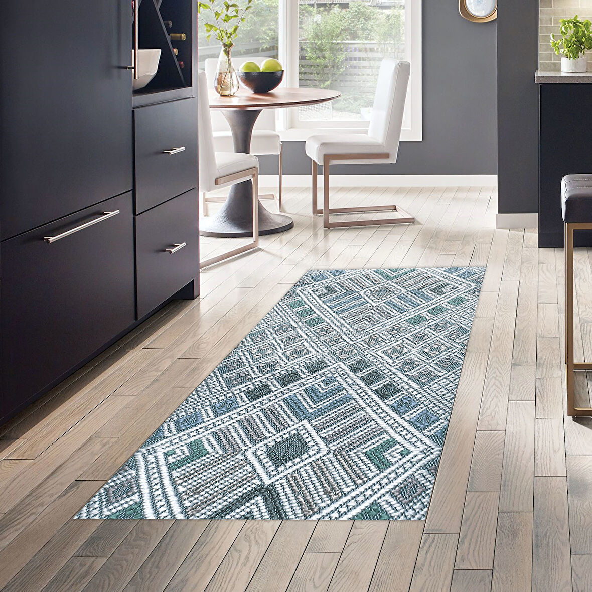 Dekoreko Kaymaz Taban Djt Mutfak Halısı Trend Modern 2029