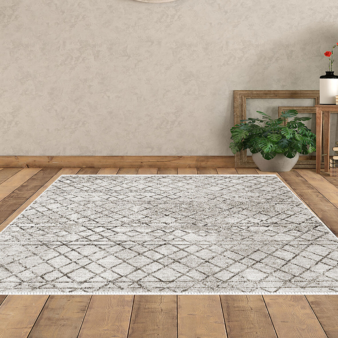 Dekoreko Kaymaz Taban Djt Salon Halısı Trend İskandinav F5079