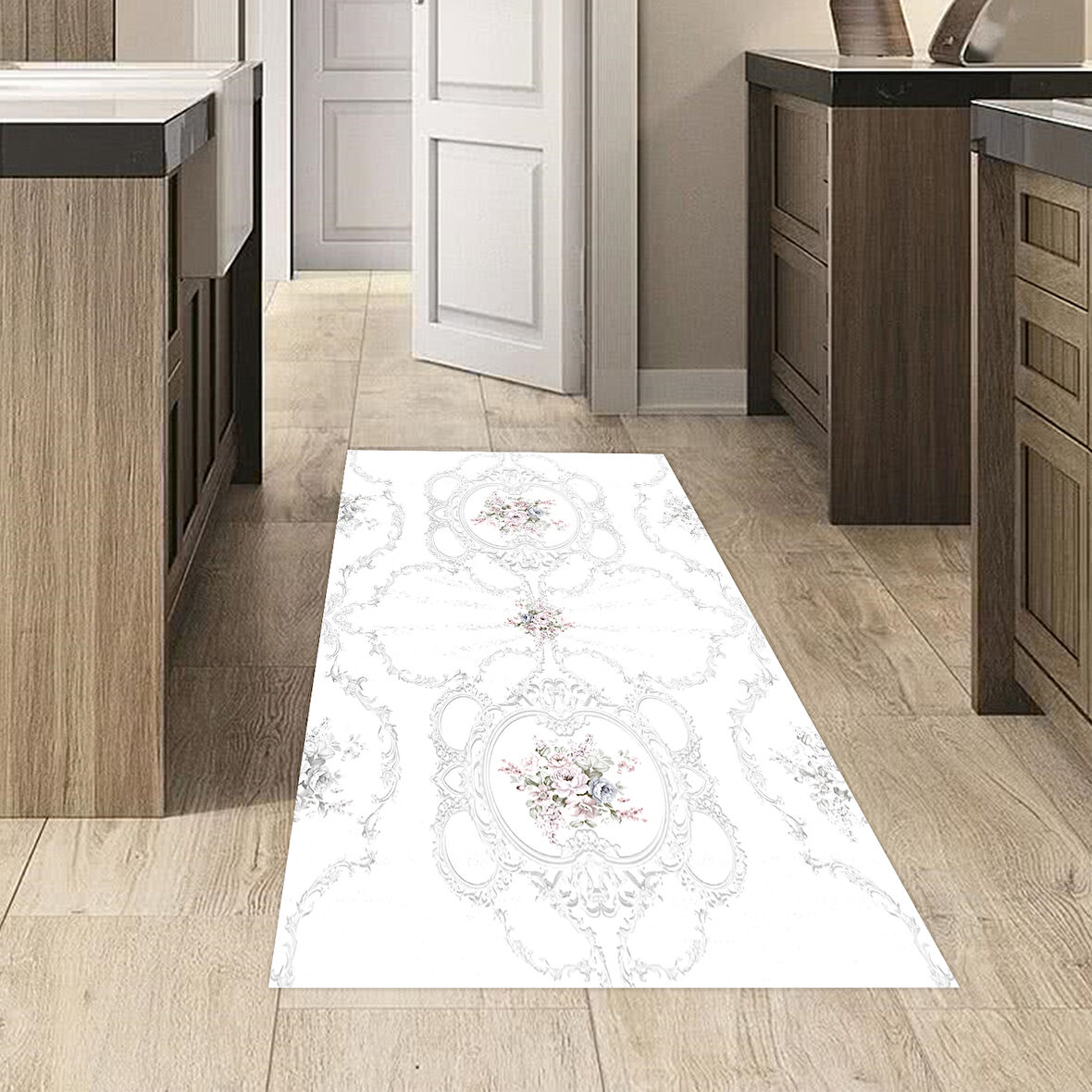 Dekoreko Kaymaz Taban Djt Mutfak Halısı Trend Modern 1494