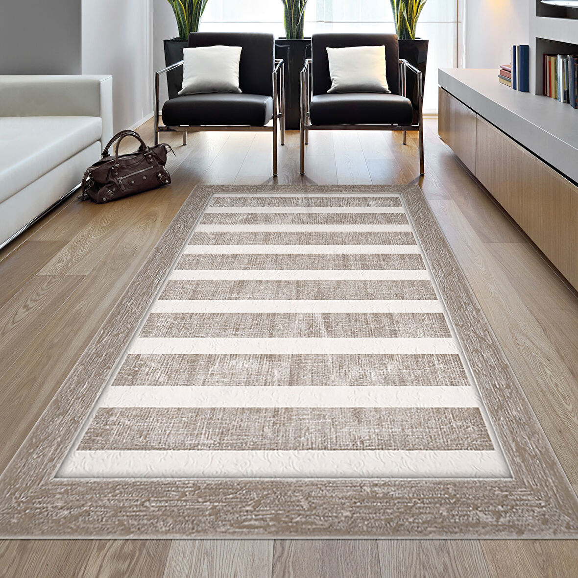 Dekoreko Kaymaz Taban Djt Salon Halısı Trend Modern 1545