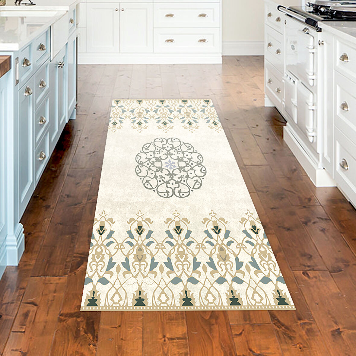 Dekoreko Kaymaz Taban Djt Mutfak Halısı Trend Modern 1491