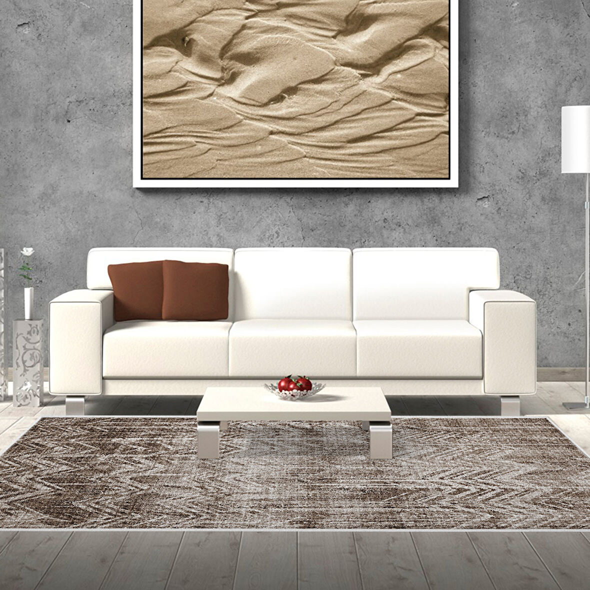 Dekoreko Kaymaz Taban Djt Salon Halısı Trend İskandinav F5083