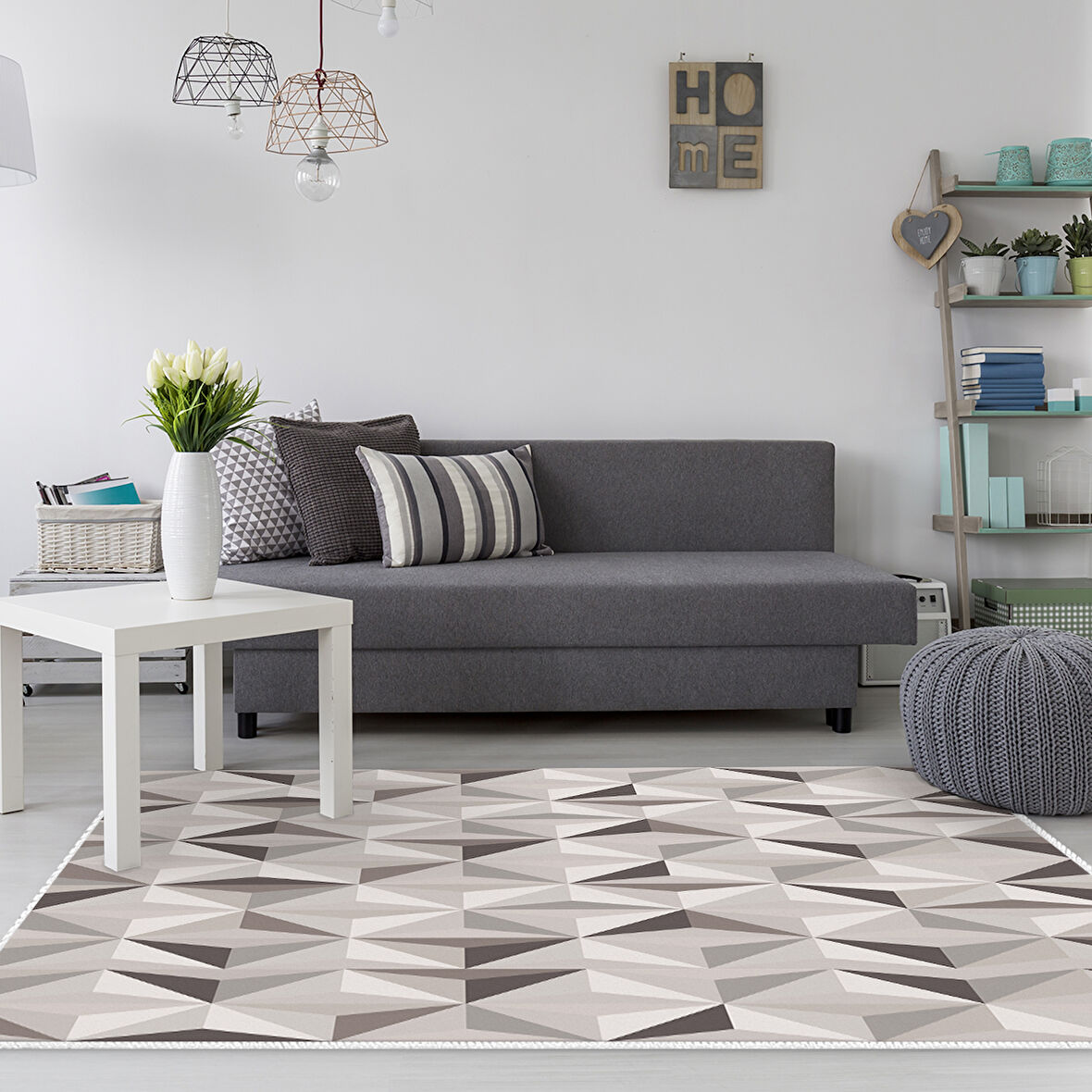 Dekoreko Kaymaz Taban Djt Salon Halısı Trend Modern 1944