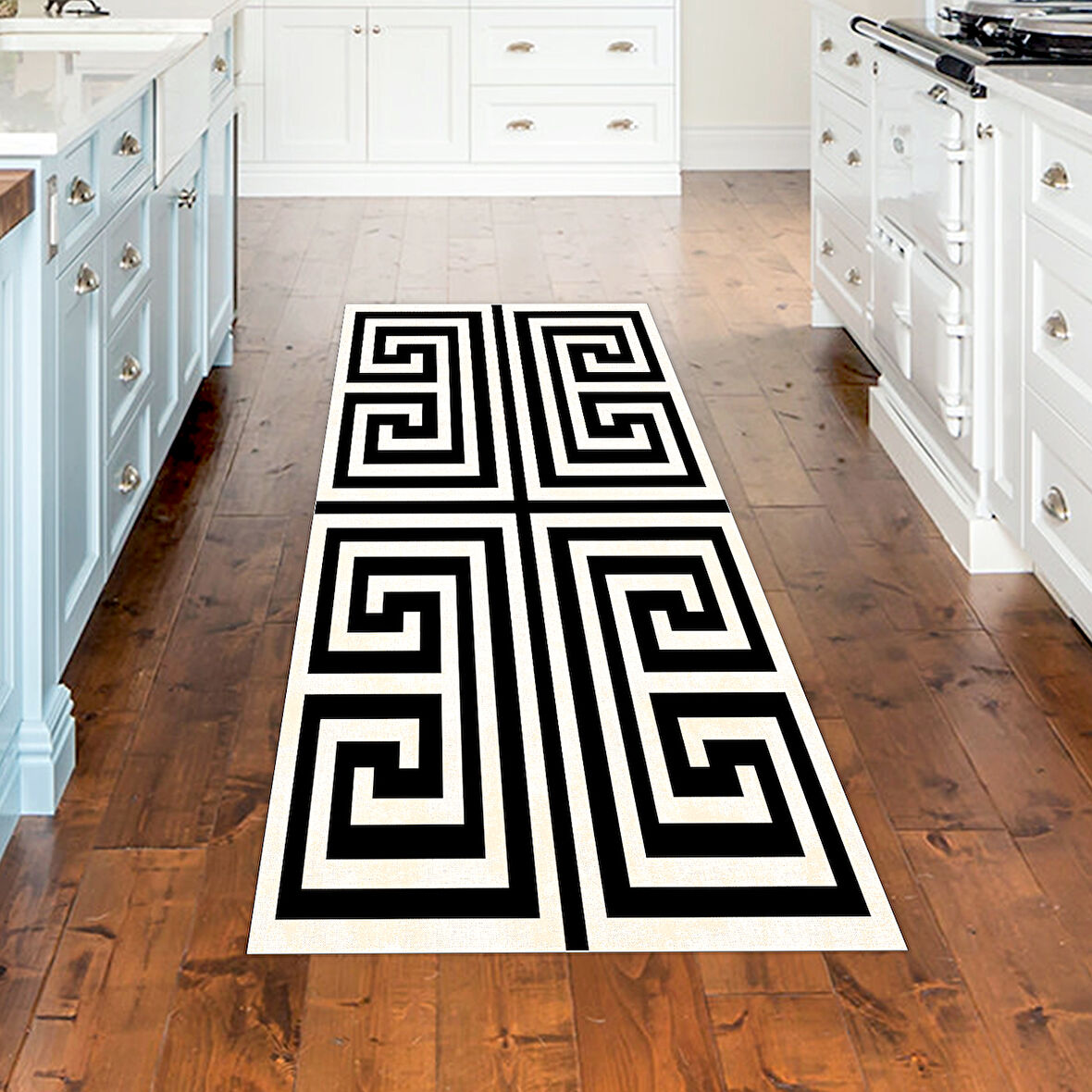 Dekoreko Kaymaz Taban Djt Mutfak Halısı Trend Modern 658M