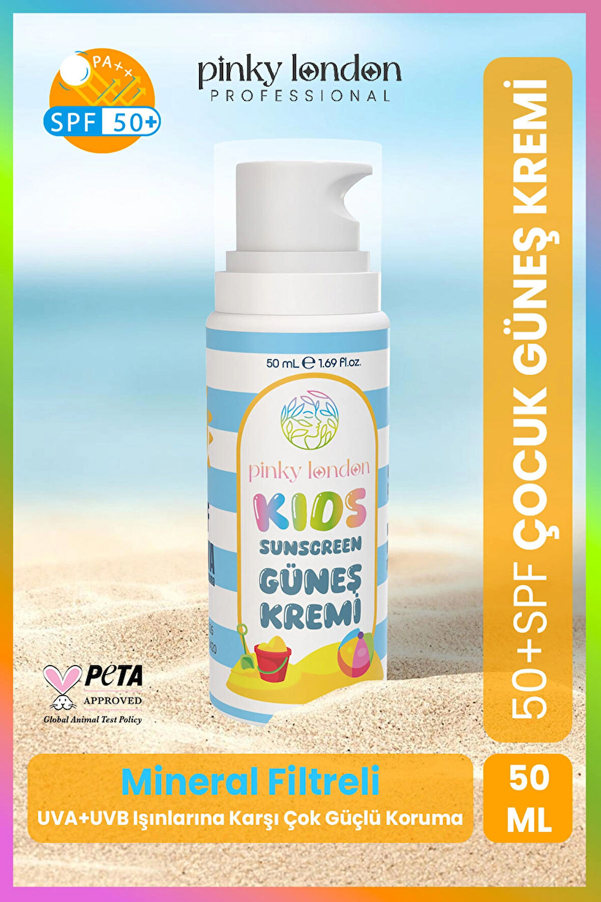 ÇOCUK GÜNEŞ KREMİ 50+SPF 50 ML