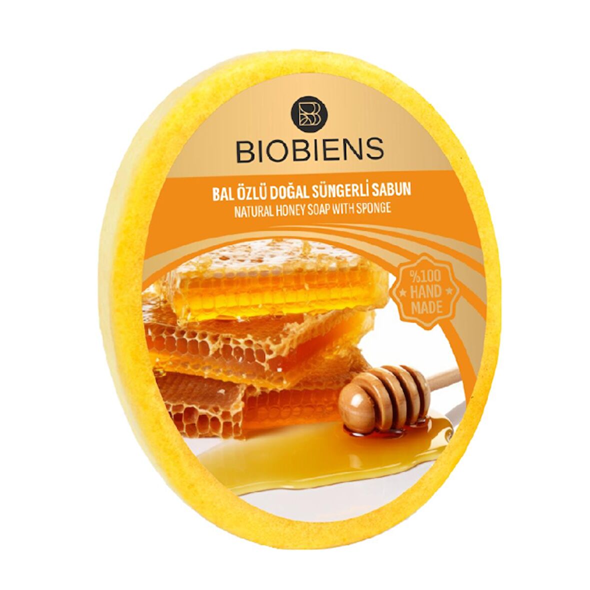 BioBiens Bal Özlü Doğal Süngerli Sabun 135gr
