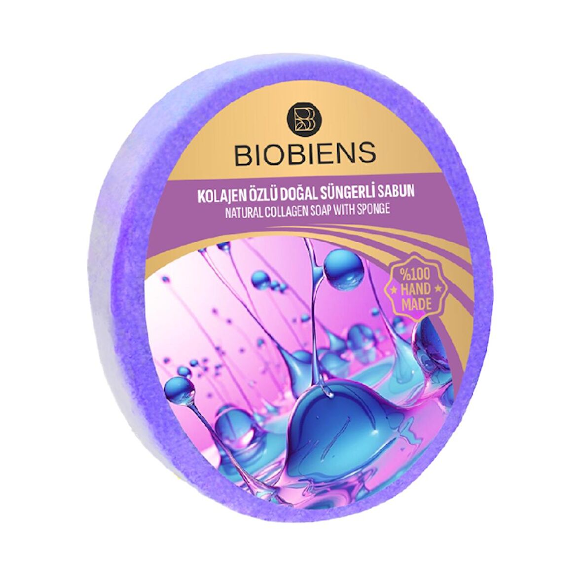 BioBiens Kolajen Özlü Doğal Süngerli Sabun 135gr