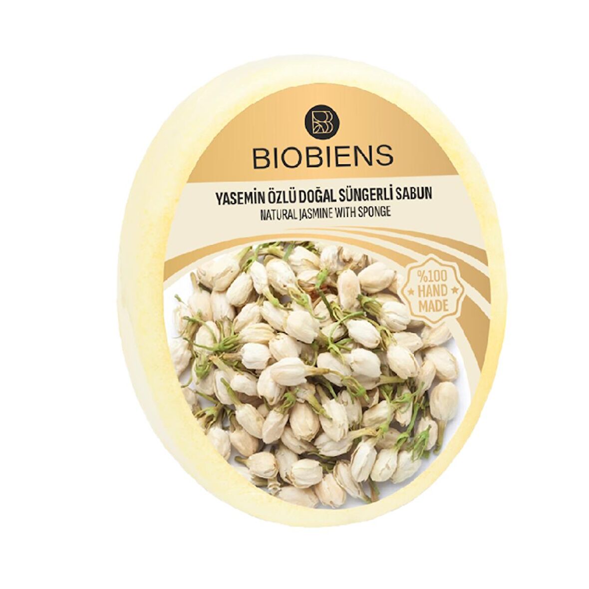 BioBiens Yasemin Özlü Doğal Süngerli Sabun 135gr