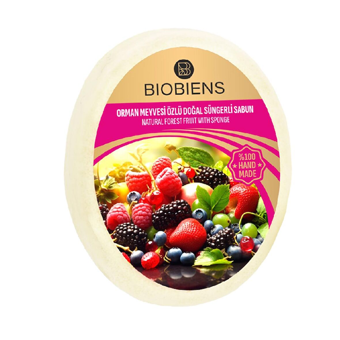 BioBiens Orman Meyvesi Özlü Doğal Süngerli Sabun 135gr