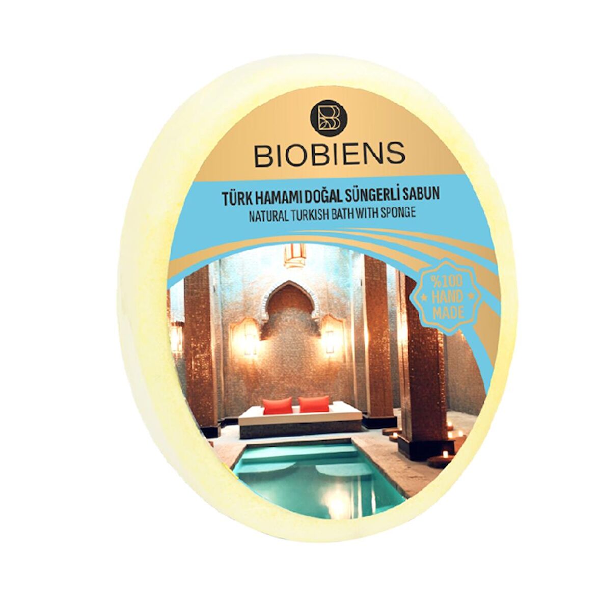 BioBiensTürk Hamamı Özlü Doğal Süngerli Sabun 135gr