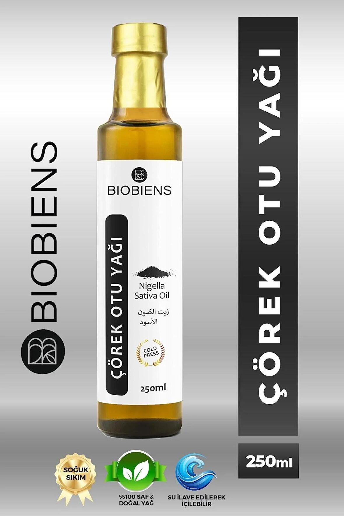 Biobiens Çörekotu Yağı 250 ml