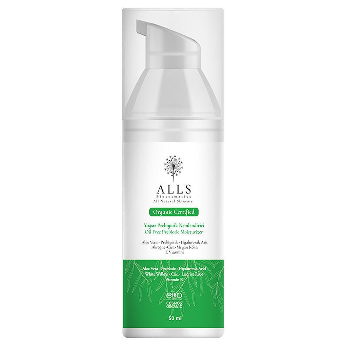 Yağsız Prebiyotik Nemlendirici Krem 50 ml