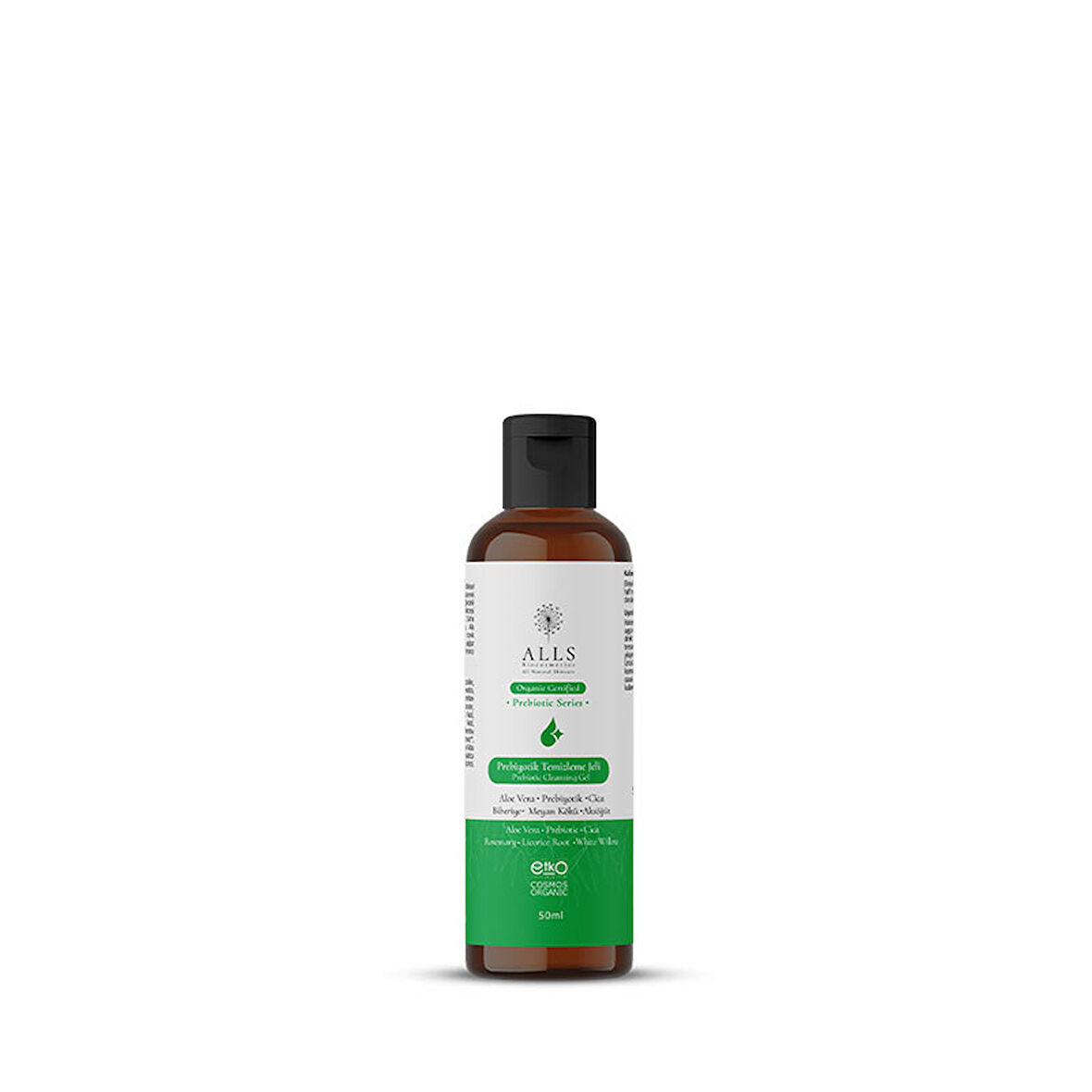 Alls Biocosmetics Organik Prebiyotik Temizleme Jeli 50 ml