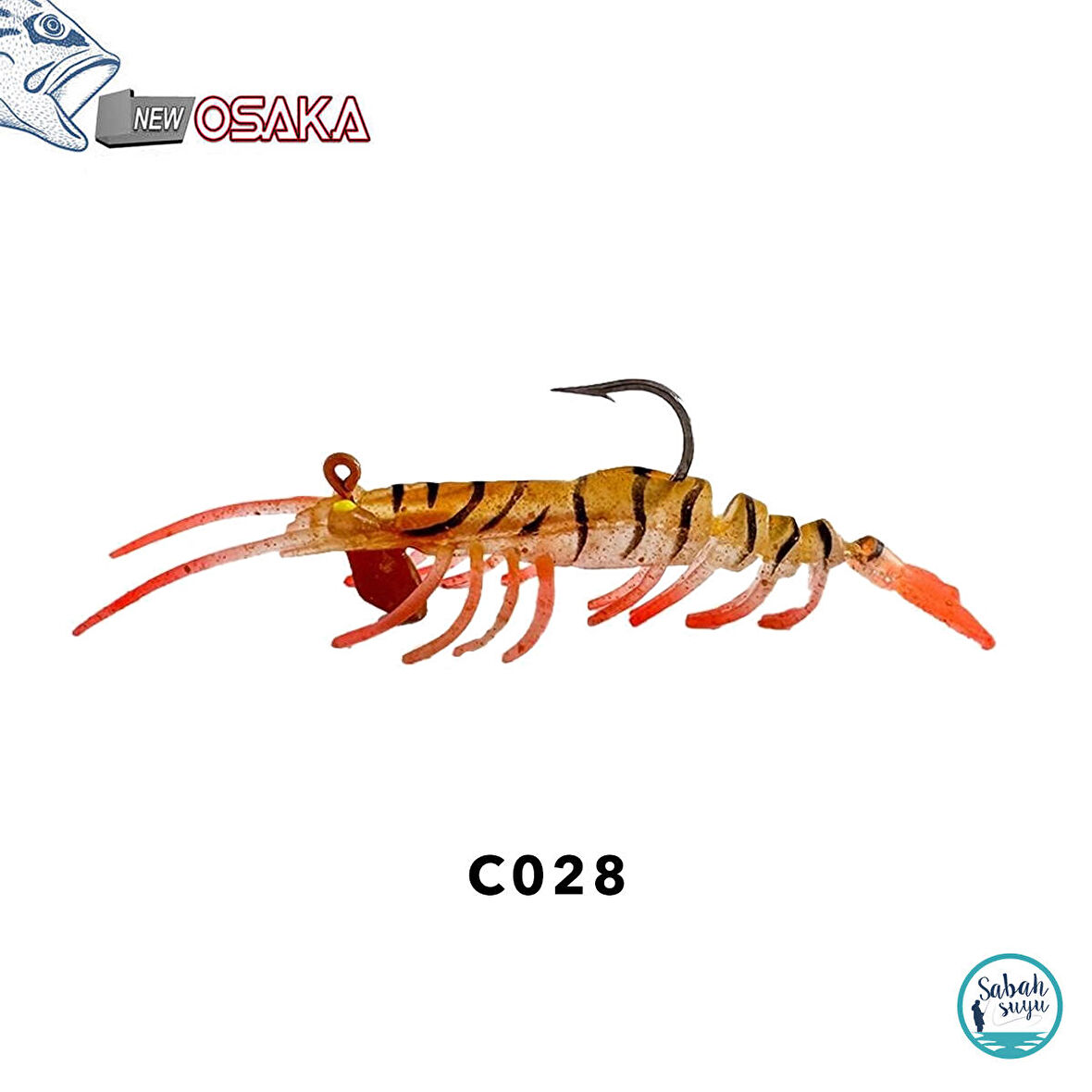 Osaka Caridina Shrimp TPE Yumuşak Karides 7.62cm 6.5gr C028