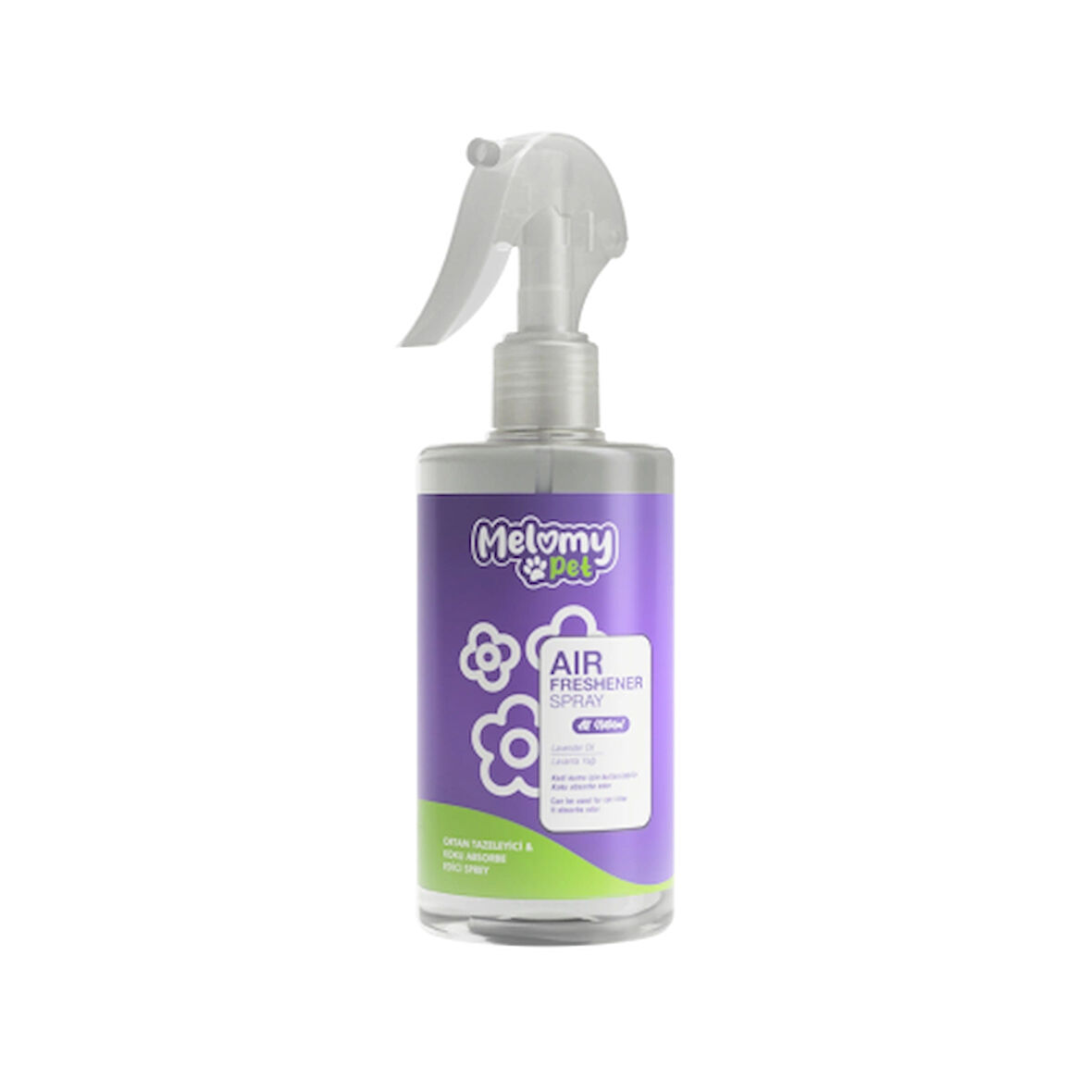 MELOMY PET ORTAM TAZELEYİCİ KOKU ABSORBE EDİCİ SPREY 340 ML