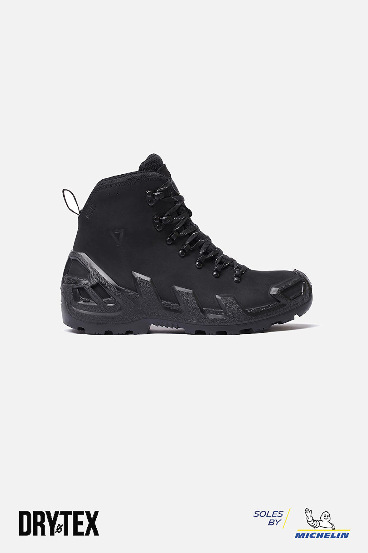 1240 V-CLUTCH MICHELIN PRO MID NUBUK KADIN BOT SIYAH 