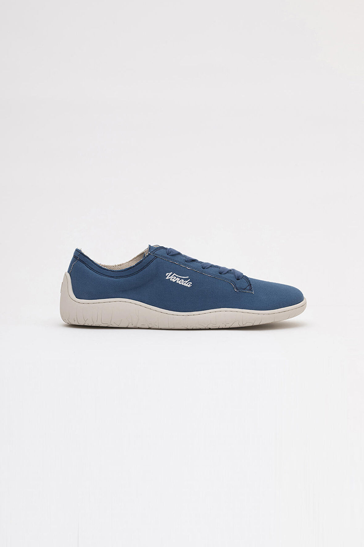 1383 V-BAREFOOT COMFORT KETEN ERKEK AYAKKABI INDIGO MAVI 