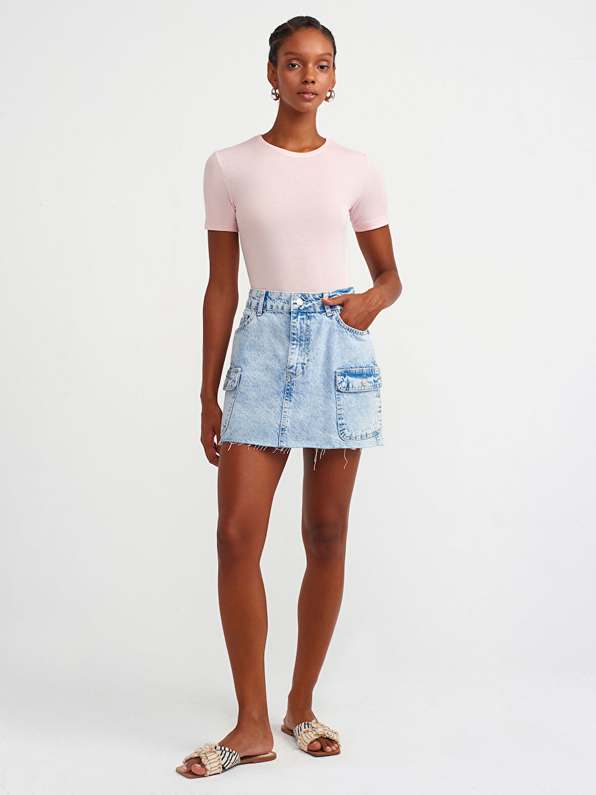 30747 DİLVİN KISA KOLLU T-SHIRT
