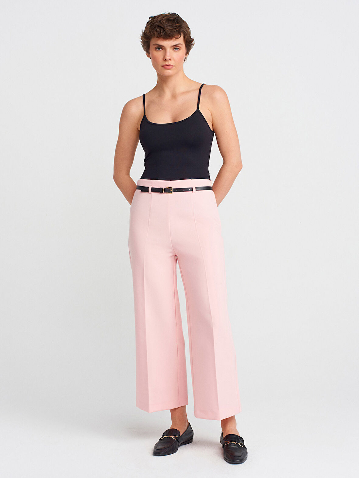 71616 DİLVİN KEMERLİ CULETTO PANTOLON