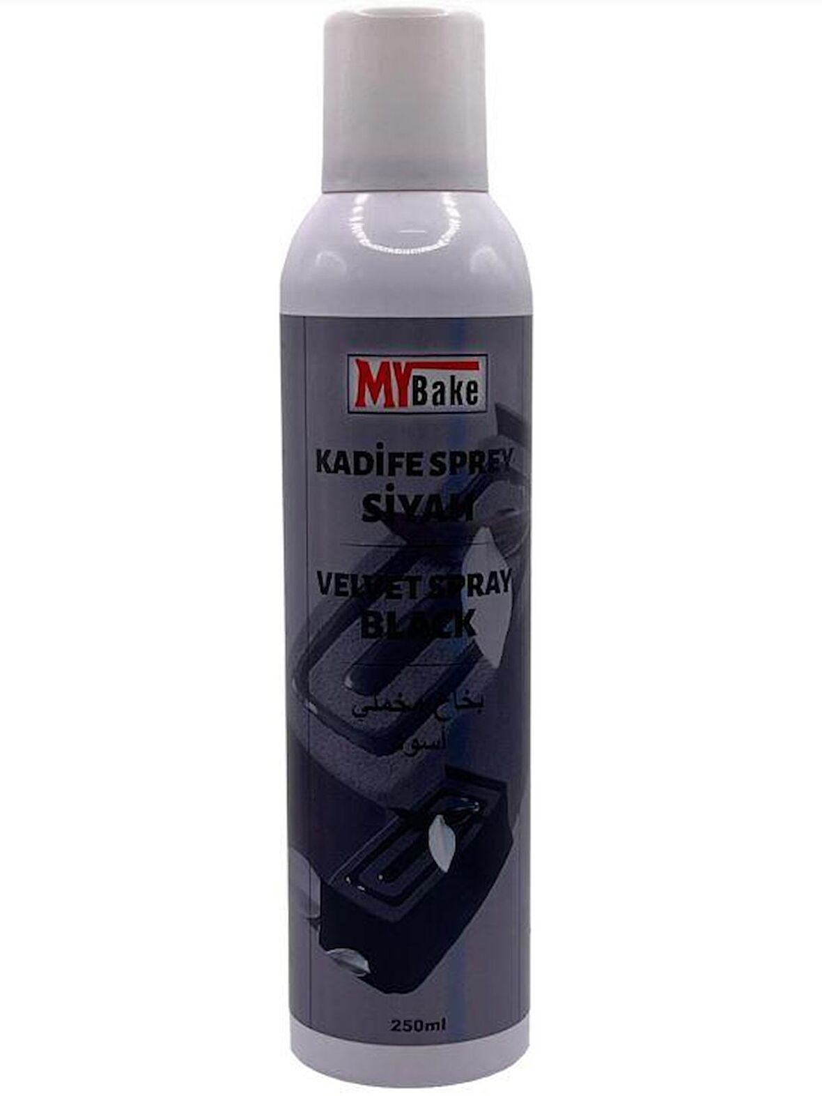 MY BAKE SİYAH KADİFE GIDA BOYASI SPREY 250 ML