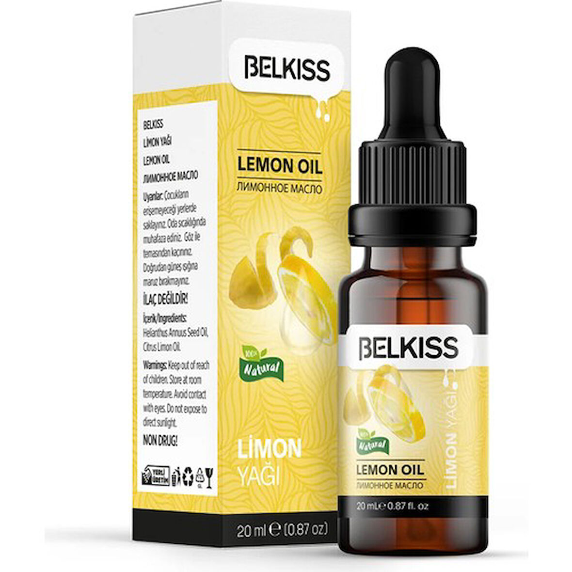 Belkıss Limon Kabuğu Yağı 20 Ml