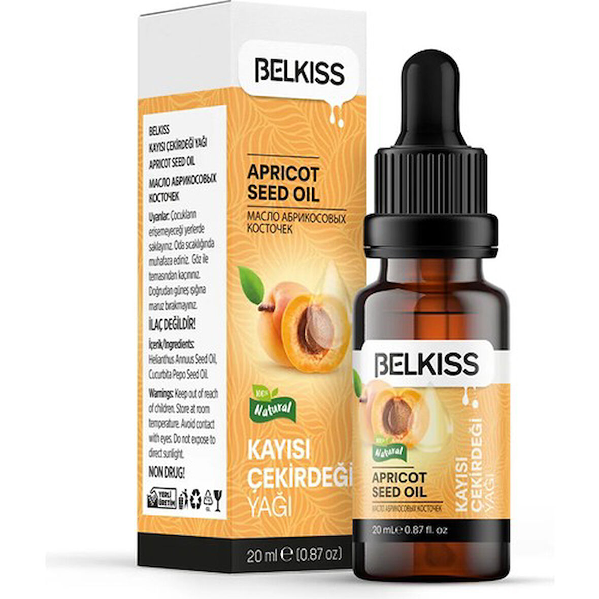 Belkıss Kayısı Çekirdeği Yağı 20 Ml