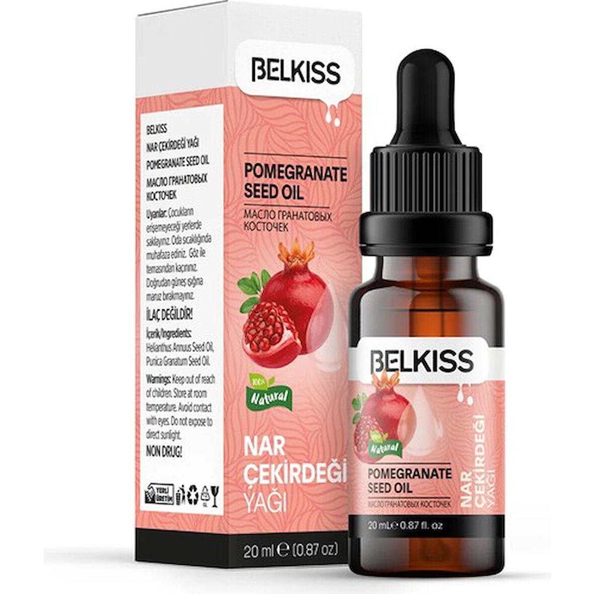 Belkıss Nar Çekirdeği Yağı 20 Ml
