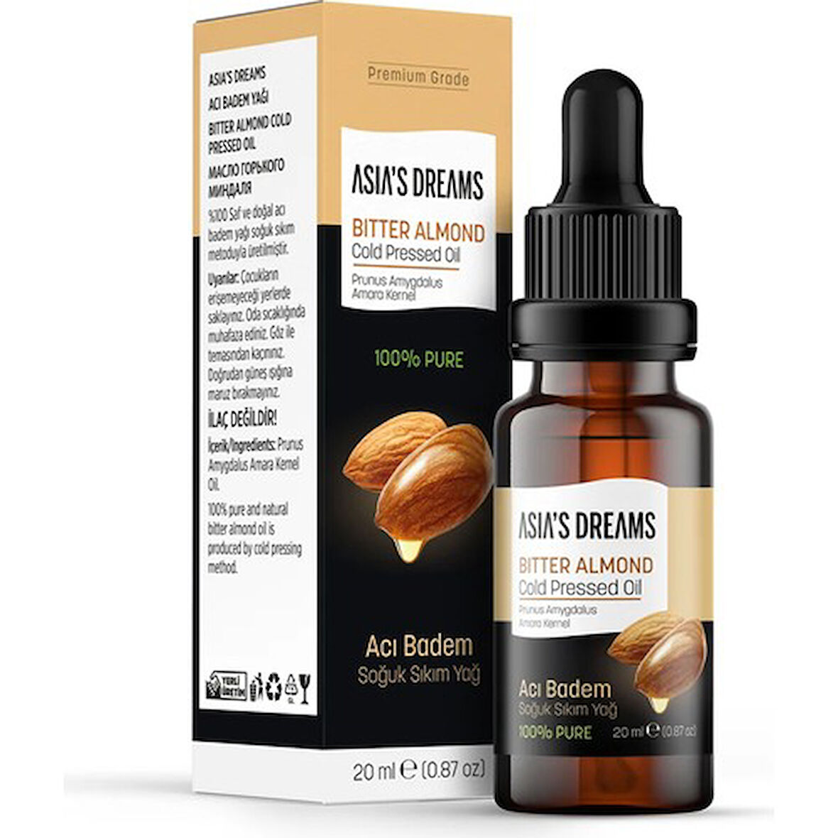 Asia's Dreams Acı Badem Yağ 20 Ml
