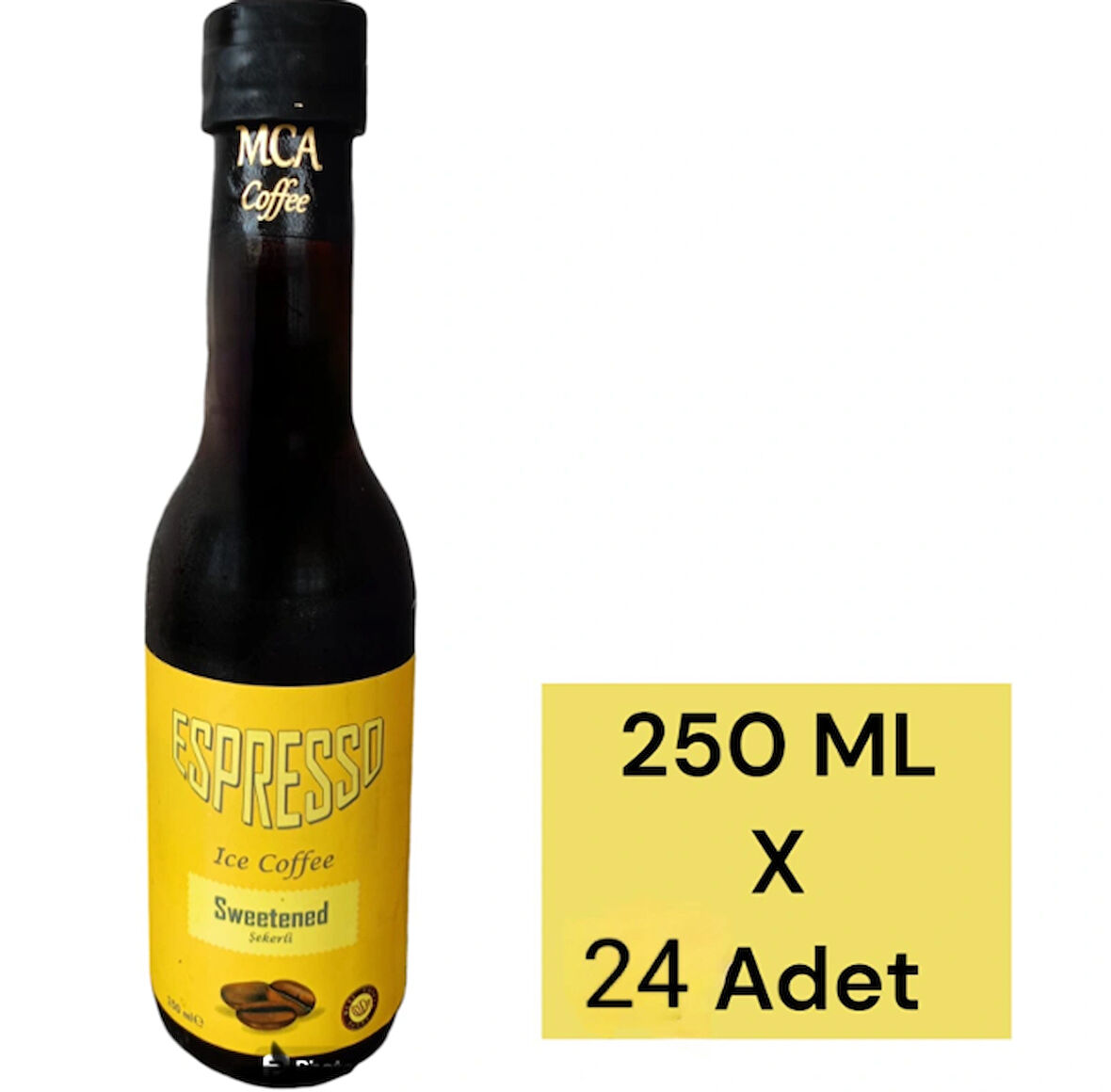 ESPRESSO SOĞUK KAHVE (ŞEKERli klasik) 250 ML x 24 adet