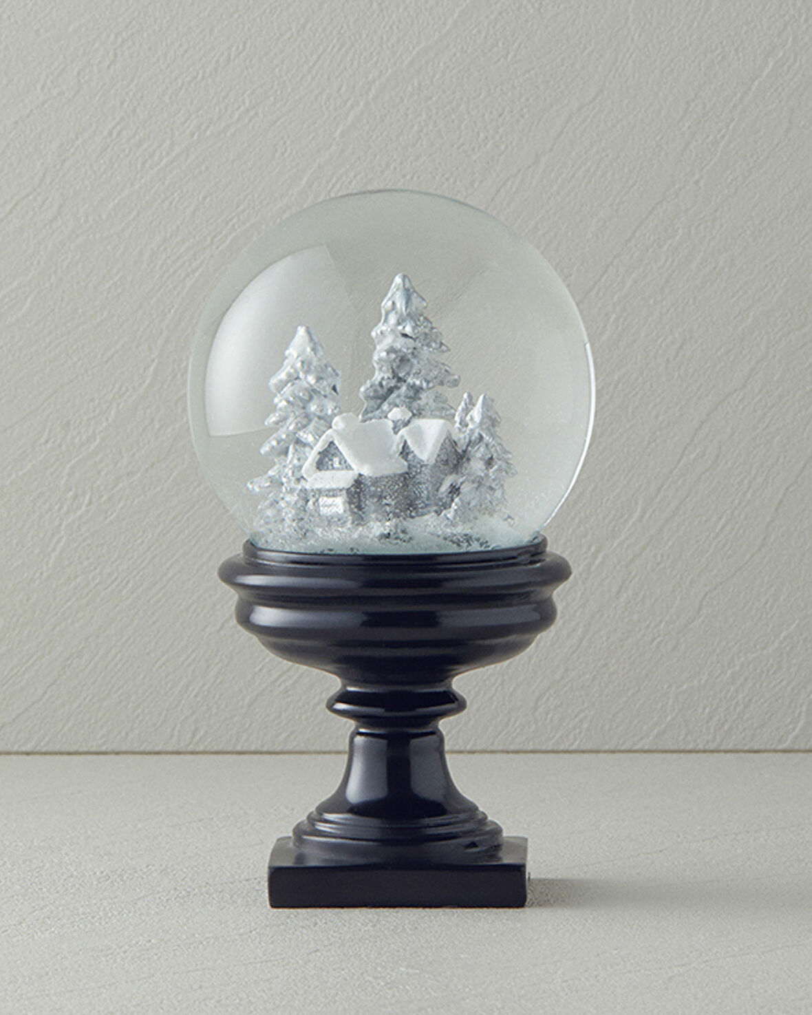 Christmas House Yılbaşı Kar Küresi 9,9x17 cm Siyah