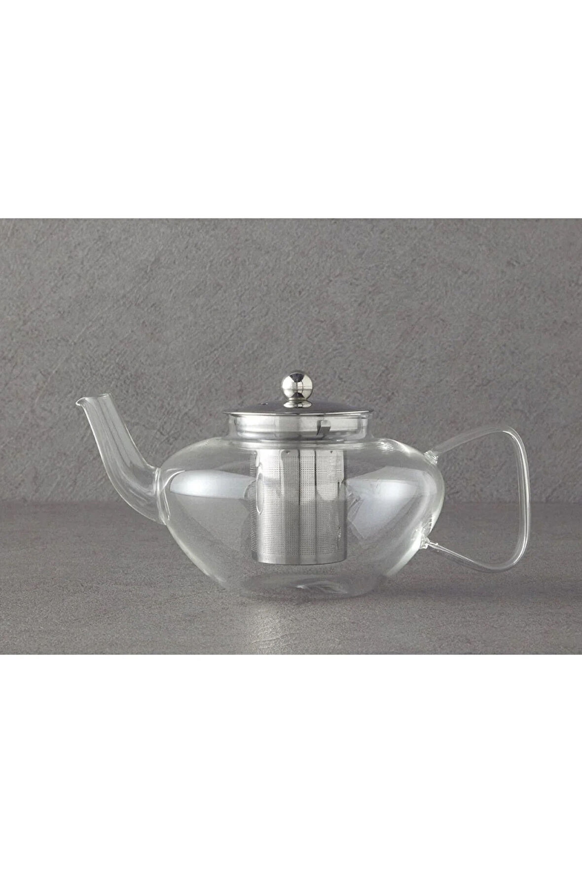 1 - 1,99 L Corrıne Borosilkat Süzgeçli Demlik Şeffaf Cam