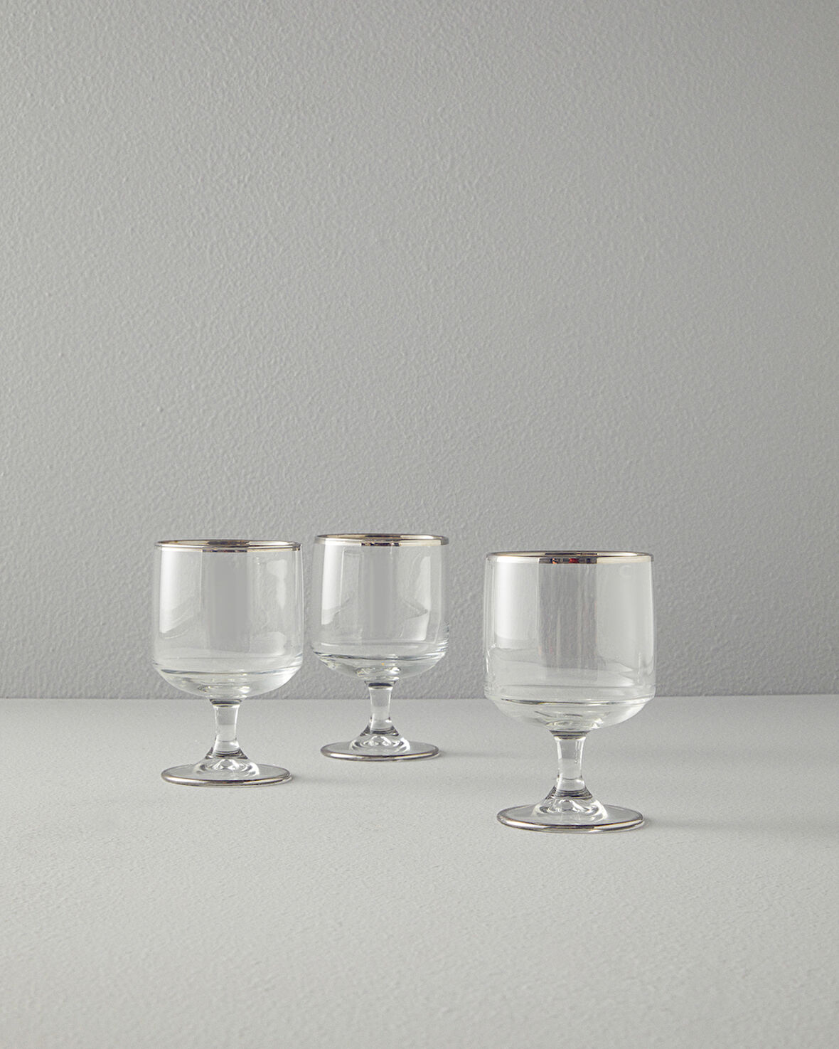 English Home Andrea Cam 3'lü Cup Silver