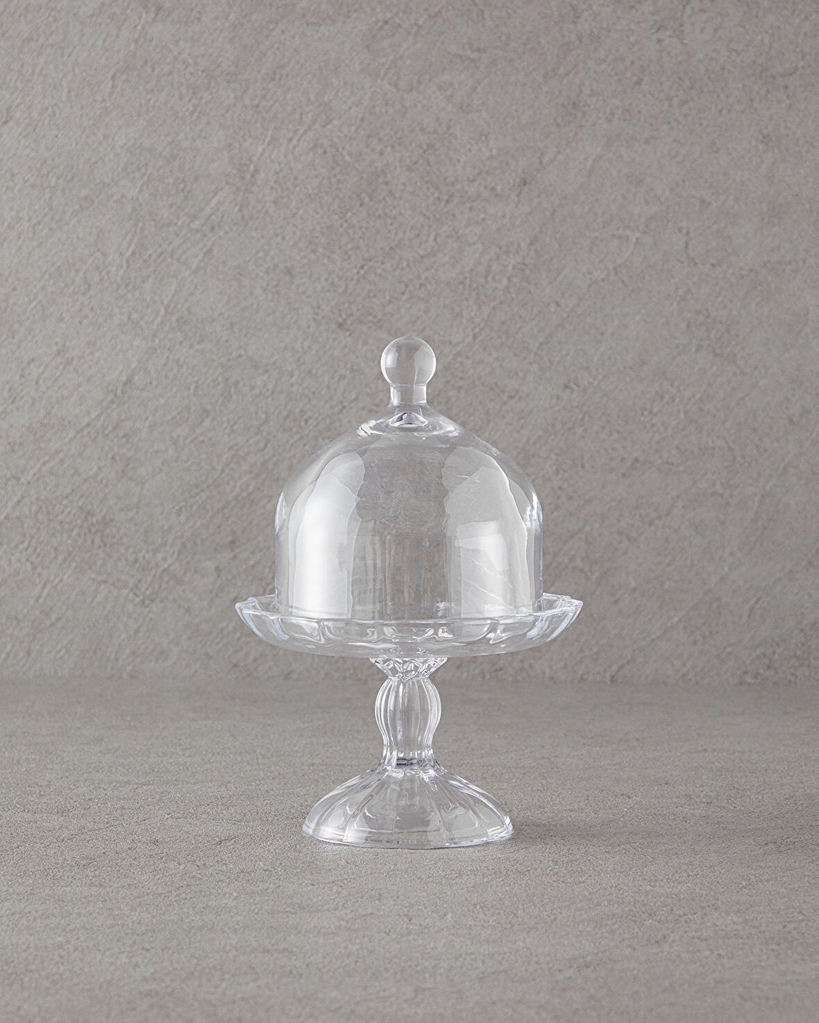 English Home Miny Cam Ayaklı Sunumluk Şeffaf