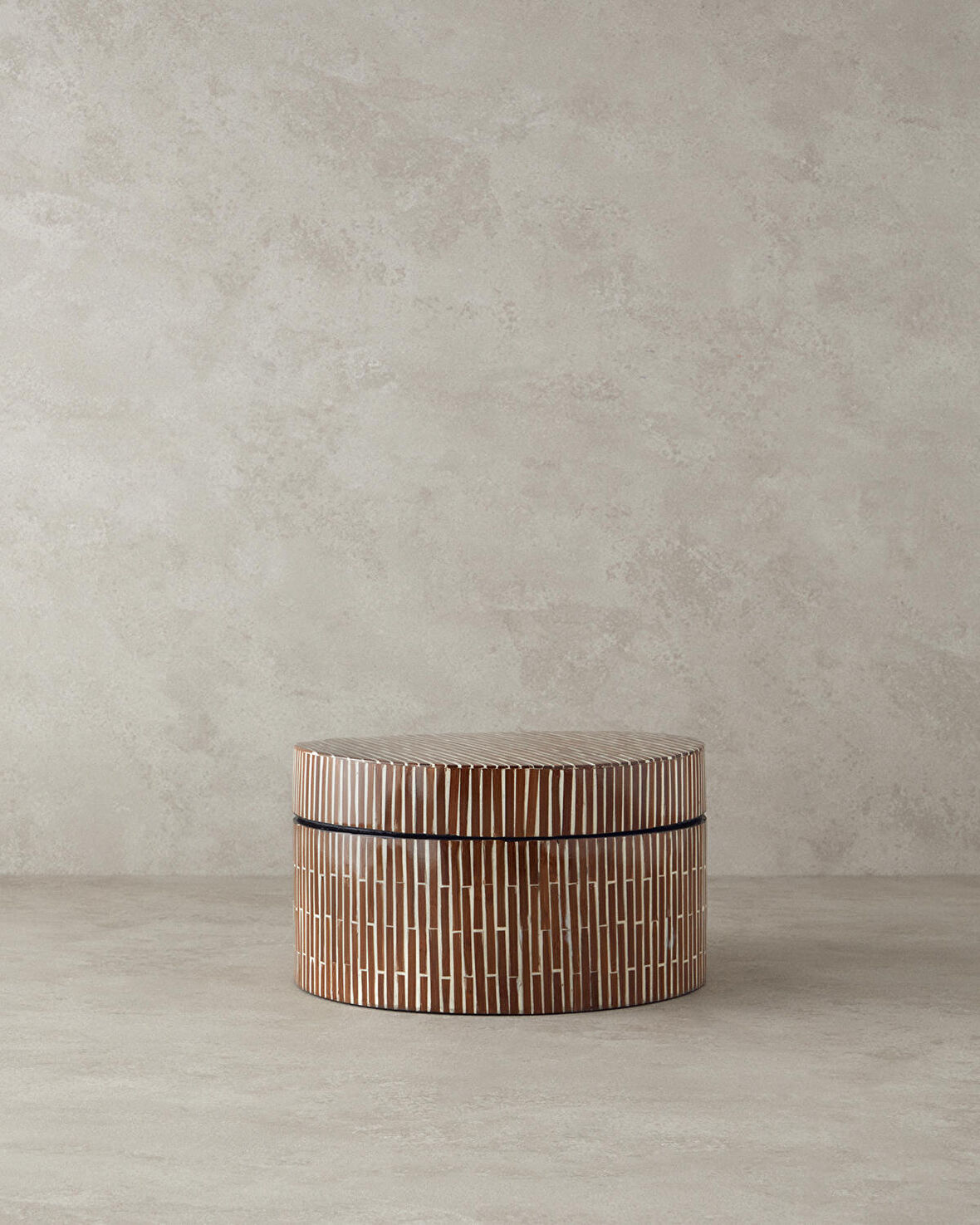 English Home Boho Chic Bambu Dekoratif Kutu Kahverengi