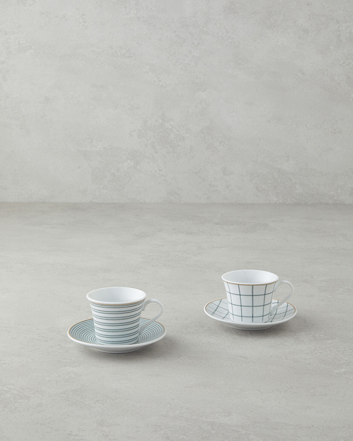 English Home Ashley Porselen Kahve Fincan Takımı 4 Parça 2 Kişilik Yeşil