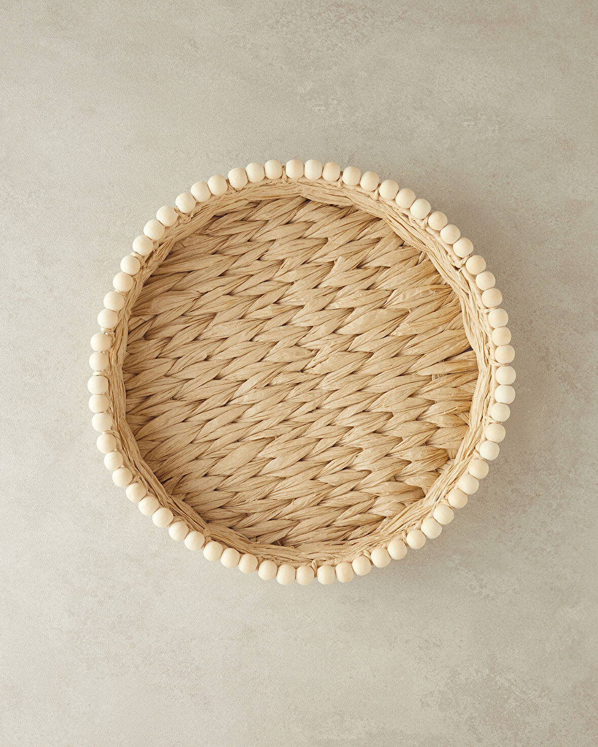 Chaplet Hasır Tepsi Kahverengi