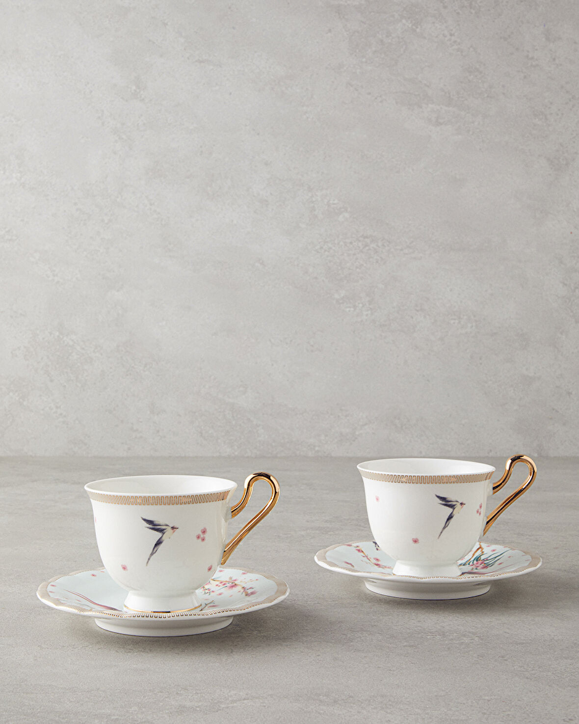 English Home Sakura Dream New Bone China Fincan Takımı Açık Yeşil