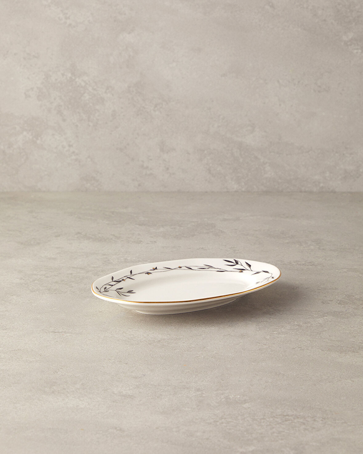 English Home Hera Porselen Kayık Tabak 20 cm Gold