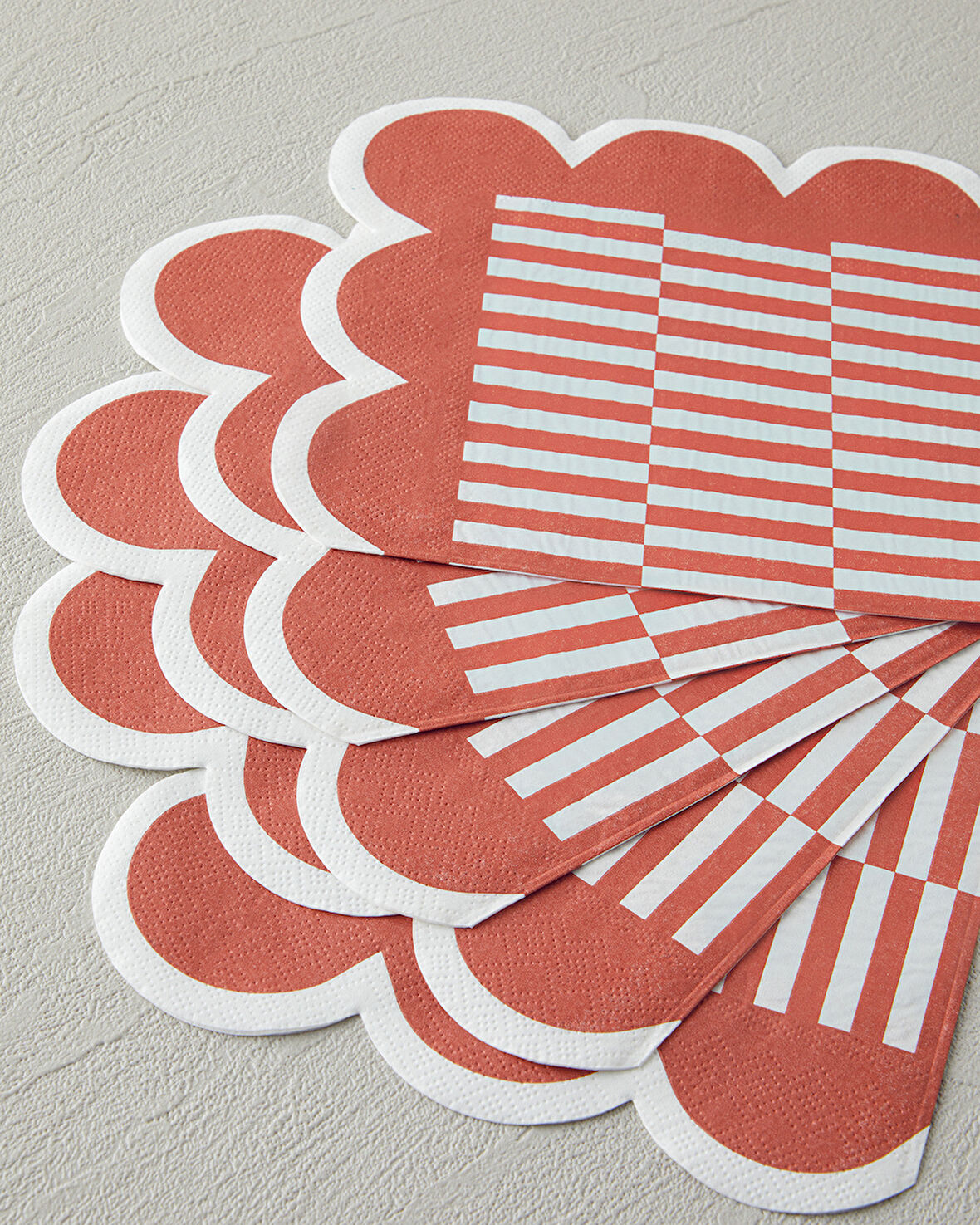 Retro Line 20'li Kağıt Peçete 33x33 cm Terracotta