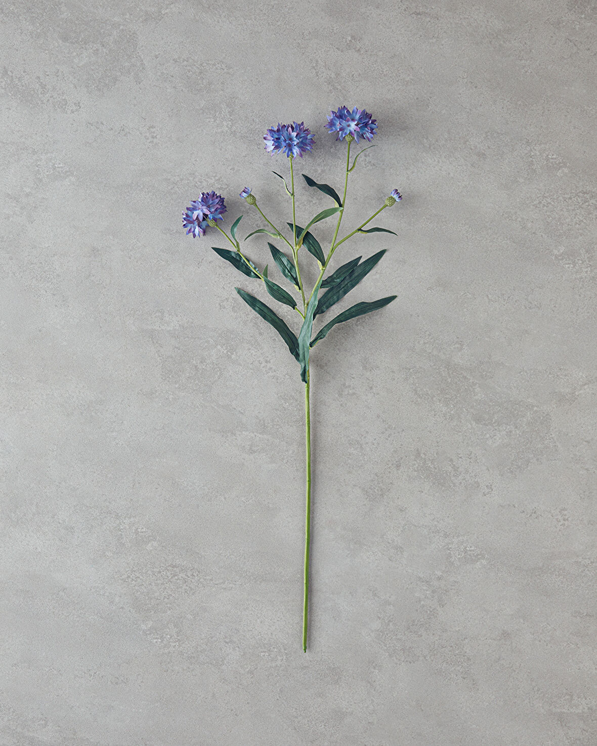 English Home Cornflower Tek Dal Yapay Çiçek 64 cm Mavi