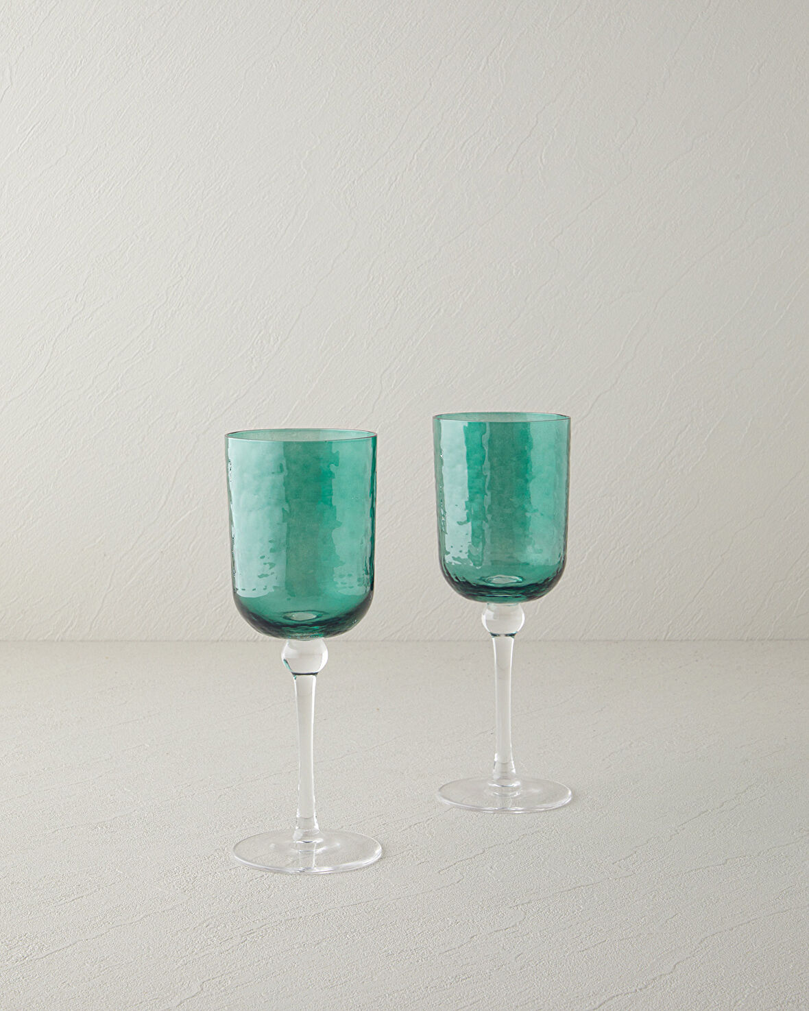 English Home Favour Cam 2'li Kadeh 390 ml Yeşil